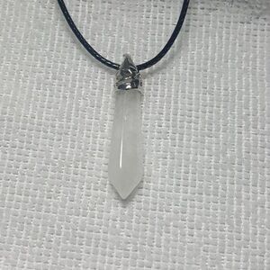 White Quartz Point Pendant